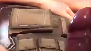 Wild Life Soldier Getting a Femdom Footjob