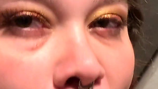 Katt Staxxx & Ahanu Reed Suck the Cum Out of Him Before Serving Him Food!!