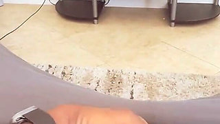 Elegant Gloves Handjob Spit and Huge Boobs