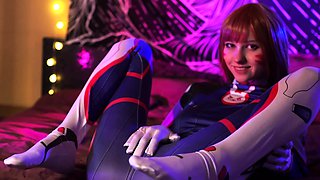 Cute Redhead Teen Fucked Doggystyle on the Hump Bus