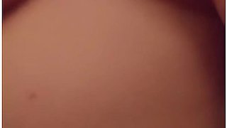 POV ride with a big-ass queen who loves to cum on strap-on