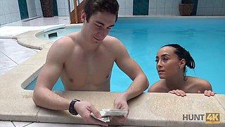 Hunter Rose Fucks Slutty Anna Rose Hardcore Poolside