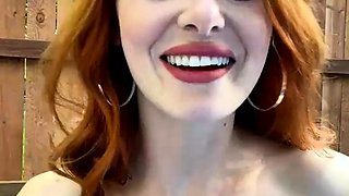 Amateur striptease and Solo masturbation