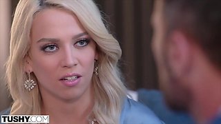 Bumfuck-Nosey Thin Platinum-blonde Madison Tempts Old Boy