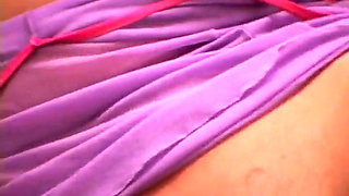 Playing with Herself Purple Underwear Featuring Tera Patrick