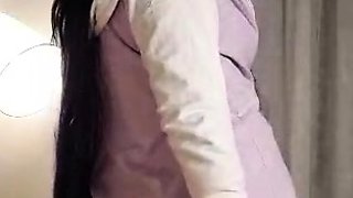 Beautiful brunette in sexy solo fingering masturbation 4 wmv