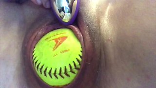 Softball Stuffed Pussy