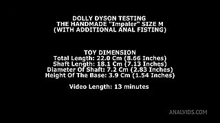 Dolly Dyson Testing The Handmade Impaler Size M (With Additional