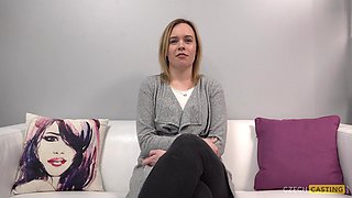 Pavla Surrenders to Czech Casting Brunette Passion Heat