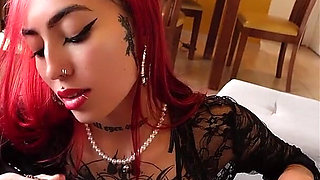 I Fulfill My Boyfriend's Best Friend's Dream of Fucking a Goth Girl Like Me, He Loves How I Suck Her