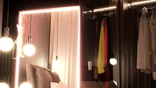 Big boobs webcam slut toys her asshole