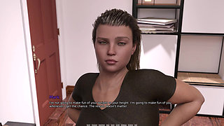 My Dorm 257 - Kate Visits Mark’s Room for a Morning Neck Kiss