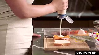 Savannah Bond Anal Fuck with Son's Friend - Big Tits MILF Seduces College Student