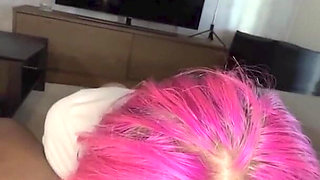 Emo Petite Goes Bananas on BBC Monstercock