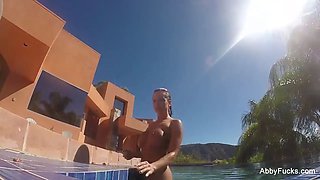 Abigail Mac & Dana DeArmond go for a swim