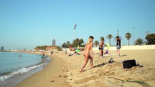 First Time Naked: Solo Adventure on a Public Beach
