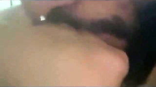 Cute Muslim Couple Kissed