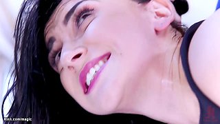 Stepmom spanks big ass stepdaughter