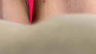 Risky Vacation Masturbation - Makeup Case in Pussy, Real Orgasm Contractions & Whisper Dirty Talk
