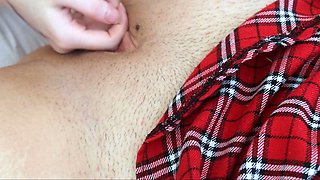 Amateur babes use strapon and fuck dude at party in hd