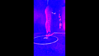 Women Feel Hot Being in the Gym and Touch Each Other in the Bathroom