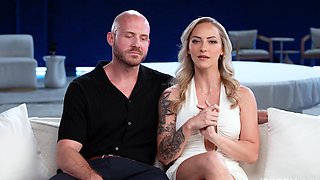 Heidi Jo gets her pussy pounded by two huge black cocks in mmf action.