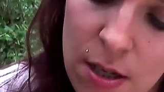 Hot German Couple Fucking on Balcony and Cumming in Mouth
