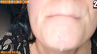 Millie Fox Swallows 20 Cum Loads - Amateur MILF Blowjob & Cumshot Compilation