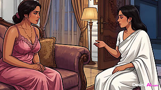 Jaya Melts in His Arms, Taking Him Deep in Every Slow Thrust - AI Generated