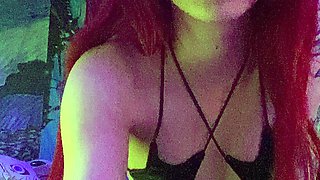 Homemade Amateur Redhead Striptease
