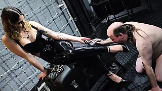 Domestic Femdom Dominated by Her Perfect Feet