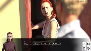 Builder Fucks Preacher's Daughter and Her Friends in Hot 3D Hentai