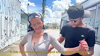 Skinny Headscarf Granny Gets Her Ass Destroyed