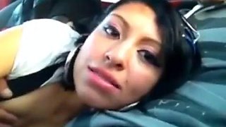 Latina bj in car: Blowjob, Amateur  Fansly Porn