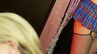 Anal Threesome with Two Blonde MILFs Dressed as Vampires