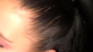 Night Outdoor Blowjob & Full Cum Swallow