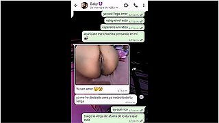 Hot Whatsapp Conversation With My Girlfriends Ends In Happy Ending - Nati Sweet - Natasha Caseros