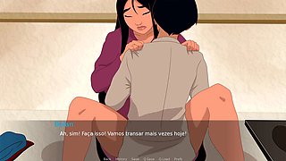 Porn game, hentai milf, asian milf