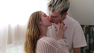 My stepbrother refuses to fuck me, so I had to ask my