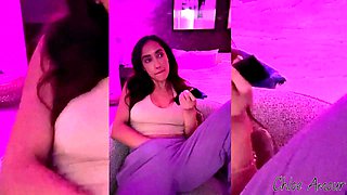Chloe Amour Fingers Big Tits to Orgasm with Favorite Toy