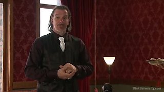 Bella Rossi Teaches Big Tits College Slave - BDSM Obedience Training & Creampie