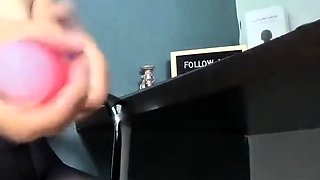 Dildo Fuck In Nylon Stockings