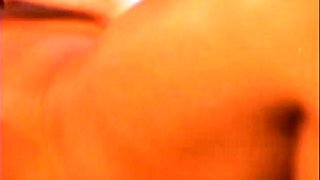 Amateur brunette fucks two big cocks