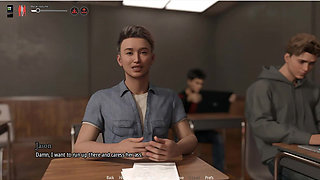 Milfheim - Gameplay - Roleplay - Professor Teasing, Public Boobs Exposure