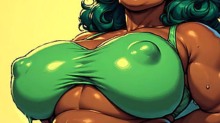 BBW Thick Black Women 3D