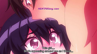 Hot mixed bath turns into a steamy threesome as the girls fight to be chosen - Hentai Uncensored