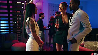 Party Threesome Seduction with Gizelle Blanco