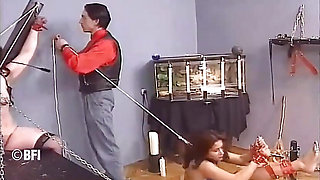 Guy Is Having Fun with His Sex Slaves