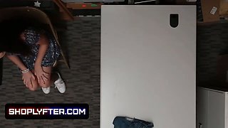 Shoplyfter - curvy latina gives her Tight Pussy to a pervert lp officer to avoid troubles with the law