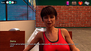 Divorced Mommy Jane Jerks off and Swallowing Cum of Mc in the Coffee Shop Get Along with Friend Old MILF Woman Doira